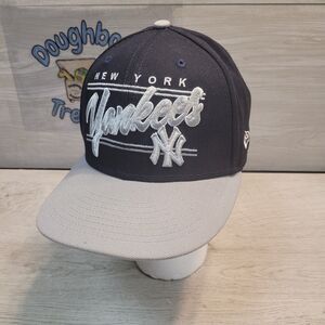 New Era 9FIFTY New York Yankees 80's Throwback Snapback Cap Hat Embroidered EUC